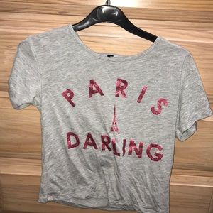 paris crop top